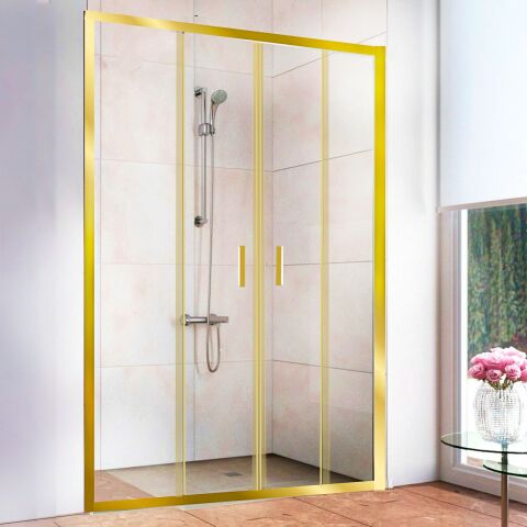 Gold Profil 5 mm Şeffaf Düz 2 Sabit 2 Çalışır