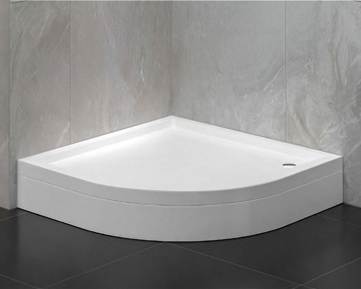 Akrilik Oval Duş Teknesi h: 15 cm 90x90